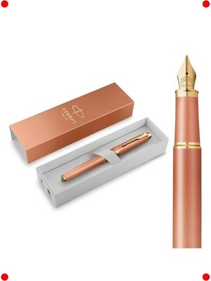 MarkEntegra Turuncu Detaylı Lüks Dolma Kalem