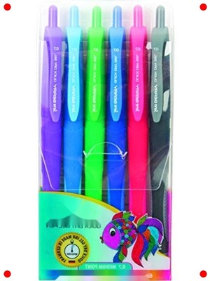 MarkEntegra 6'lı Karışık Renk Jel Kalem Seti 0.7 mm