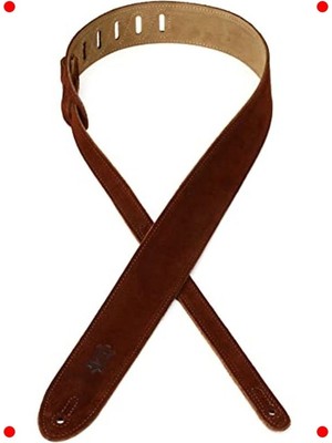 MarkEntegra Rah 2 Inç Süet Deri Enstrüman Kayışı