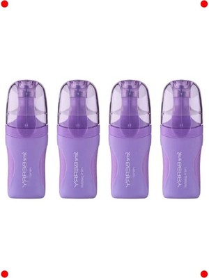 MarkEntegra Mini Pastel Fosforlu Kalem Seti, Lavanta (4 Adet)