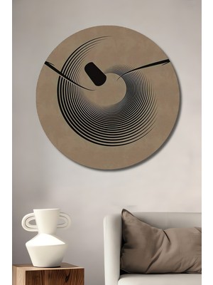 Teona Ahşap Semazen Esmaül Hüsna Gravür Tablo Yuvarlak Duvar Tablosu