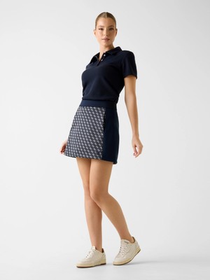 Guess Maya 4g Kadın Lacivert Etek V6RD04K2042-FJBB