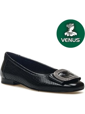 Venüs Pigi Hakiki Deri Kadın Babet Ayakkabı