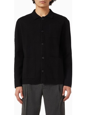 Organik Pamuk Karışımlı Rahat Kesim Hırka, Modern Erkek Minimalist Stili