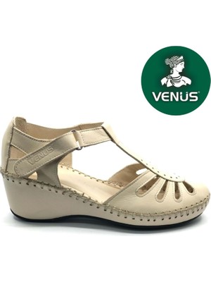 Venüs Tombatto Hakiki Deri Kadın Babet Ayakkabı