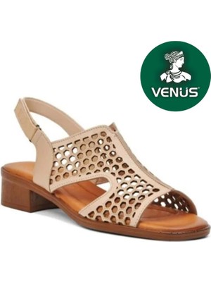 Venüs Nimbatik Hakiki Deri Comfort Ortopedik Kadın Sandalet