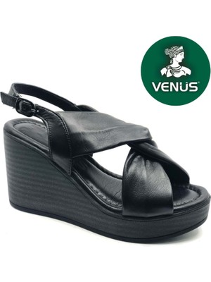 Venüs Victorr Hakiki Deri Comfort Ortopedik Kadın Sandalet