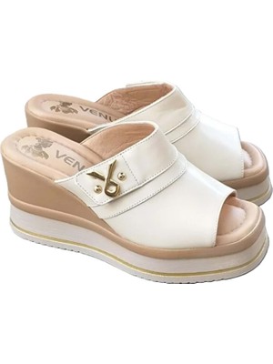 Venüs Yuppiy Hakiki Deri Kadın Terlik