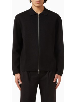 Pamuk Karışımlı Fermuarlı Ön Hırka, Organik Pamuk ve Geri Dönüştürülmüş Polyester