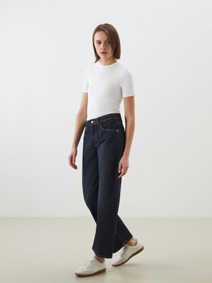 Lc Waikiki Yeni Sezon Baggy Fit Kadın Jean Pantolon
