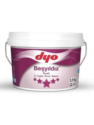 Dyo Beşyıldız Plastik Iç Cephe Boyası 3.5 kg Nil Yeşili