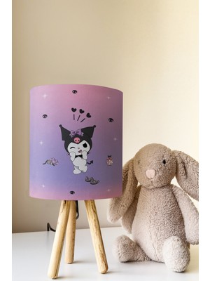 Talia Home Kuromi Desenli Çocuk Odası Abajur Masa Lambası TLAB-325
