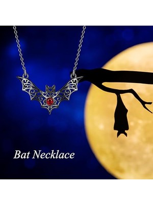 Dükkan Design Gotik Yarasa Kolye