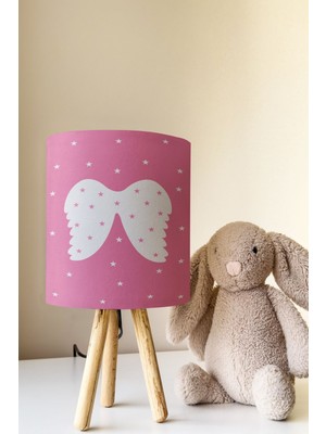 Talia Home Melek Kanatlı Çocuk Odası Abajur Masa Lambası TLAB-261