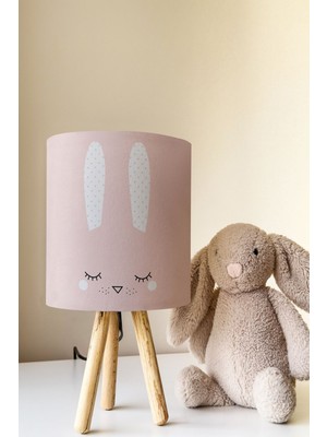 Talia Home Tavşan Desenli Çocuk Odası Abajur Masa Lambası TLAB-239
