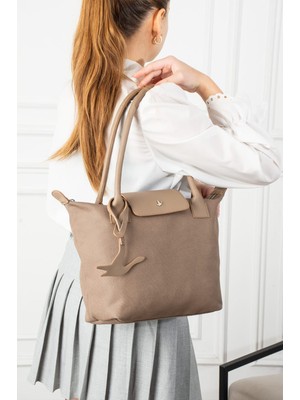 Kadın Kanvas Tote Omuz Çantası