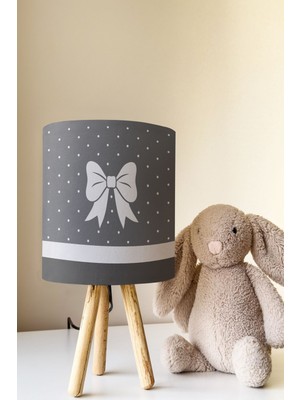 Talia Home Kurdele Desenli Çocuk Odası Abajur Masa Lambası TLAB-099