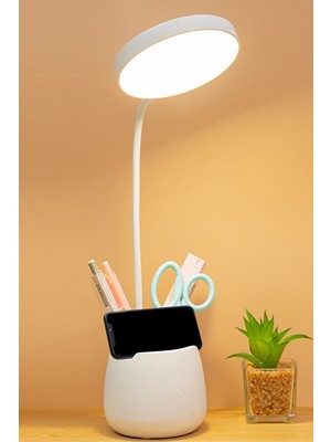 PremiumPort Şarjlı Dokunmatik Masa Lambası, 24 Led, Renk ve Dimmer Ayarlı