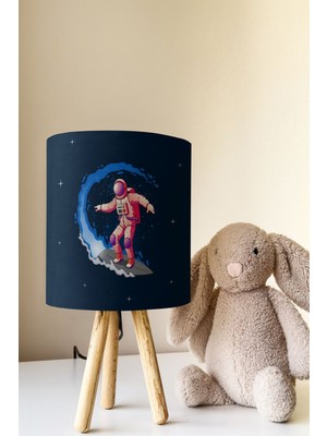 Talia Home Uzay Astronot Desenliçocuk Odası Abajur Masa Lambası TLAB-232