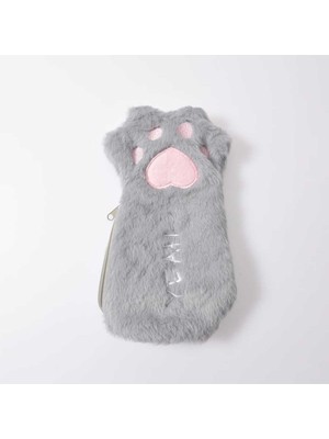 Meyra Accessories Kedi Patili Büyük Boy Peluş Yumuşacık Kalemlikler Rengarenk Sevimli Hediyelik Okul Öncesi Hediye