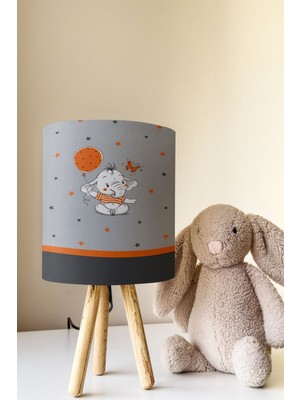 Talia Home Turuncu Balon Çocuk Odası Abajur Masa Lambası TLAB-140