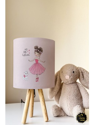Talia Home Prenses Kız Çocuk Odası Abajur Masa Lambası TLAB-005