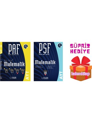 Palme Yayıncılık Palme Ayt Matematik Palme Anlatım Föyleri (Paf) & Palme Ayt Matematik Palme Soru Föyleri ( 2 Kitap Set Sürpriz Hediyeli)