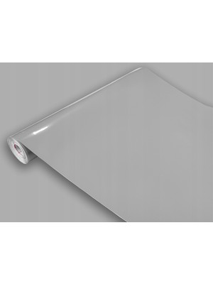 Createfol Parlak Nardo Gri Folyo Mutfak Dolap Masa Kendinden Yapışkanlı