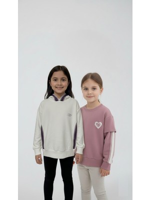 İnebolu Kids Kapüşonlu Tarz Sweatshirt 2 Li Kız Çocuk