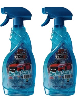 Figiza Oto Araç Cam Buz Çözücü Sprey 2’li Paket Anında Etkili Pratik Buz Kazıyıcı Sprey 500 ml
