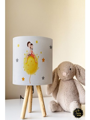 Talia Home Prens-Prenses Çocuk Odası Abajur Masa Lambası TLAB-039