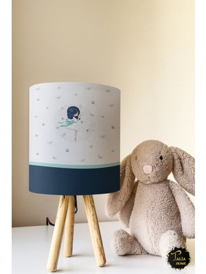 Talia Home Prenses Kelebek Çocuk Odası Abajur Masa Lambası TLAB-049