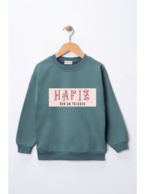 Dekim Moda Sweatshirt Kız Çocuk "hafız Kuran Yolcusu" Baskılı Pamuklu