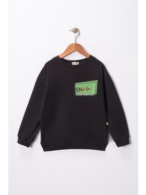 Dekim Moda Sweatshirt Çocuk "gazze" Baskılı Pamuklu