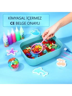 Kib Pazarlama Elf Aqua Gel Magic Water Elf 5 Adet Şişe Jel 6 Farklı Kalıp