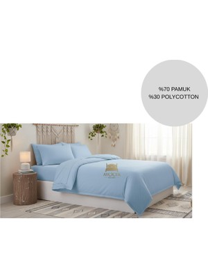 Ayçiçek Home Tek Kişilik Nevresim Takımı Lastikli Çarşaf 160/215 Yorgan Ölçüsü