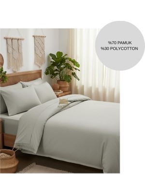 Ayçiçek Home Tek Kişilik Nevresim Takımı Lastikli Çarşaf 160/215 Yorgan Ölçüsü