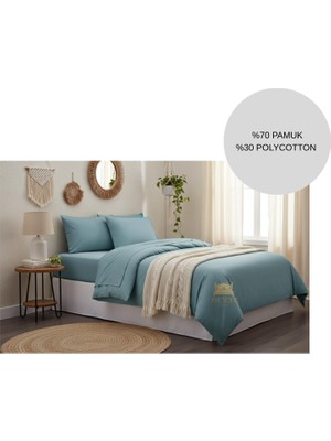 Ayçiçek Home Tek Kişilik Nevresim Takımı Lastikli Çarşaf 160/215 Yorgan Ölçüsü