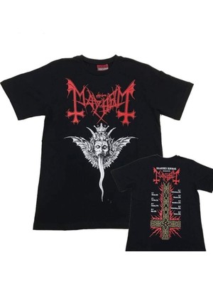 Mayhem Siyah Erkek Tişört S
