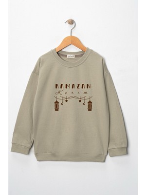 Dekim Moda Sweatshirt Çocuk "ramazan Kerim" Baskılı Pamuklu