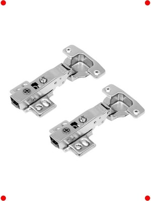 MarkEntegra Frenli Dolap Kapağı Menteşesi (1 Çift, Pistonlu)