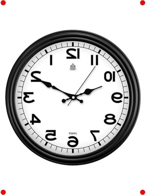 MarkEntegra Sessiz Akışlı Klasik Duvar Saati 30 cm