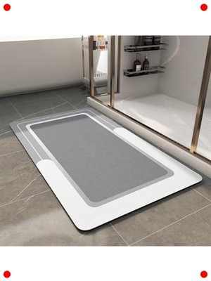 MarkEntegra Kaymaz Hızlı Kuruyan Süper Eci Banyo Paspası (40X60)