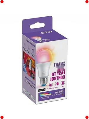 MarkEntegra E27 Akıllı Rgb Ampul 60W - Renkli Işık