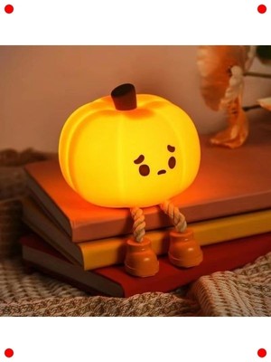 MarkEntegra Ayarlanabilir Ni Silikon Bal Kabağı Gece Lambası