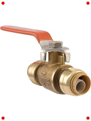 MarkEntegra 1/2" Hızlı Bağlantı Pirinç Küresel Vana