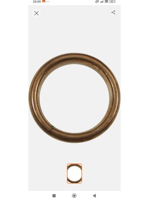 Topuz Motor Cg Egsoz Çıkış Boğaz Contassı Eksoz Contası 2ADET Bakır