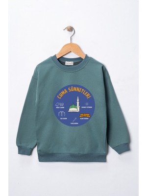 Dekim Moda Sweatshirt Çocuk "cuma Sünnetleri" Baskılı Pamuklu