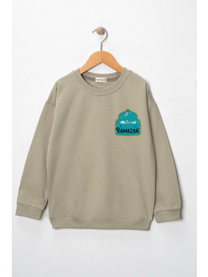 Dekim Moda Sweatshirt Çocuk "mübarek Ramazan" Baskılı Pamuklu