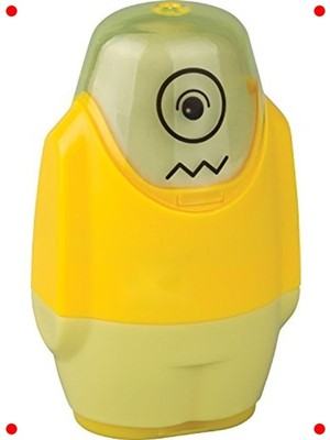 MarkEntegra Silgili Kalemtıraş, Fosforlu Sarı, Pratik Çözüm